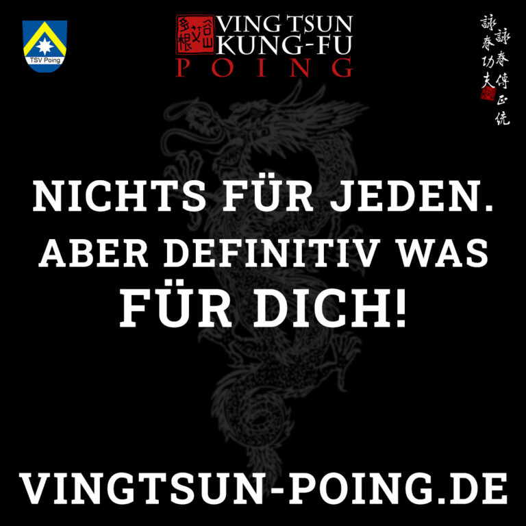 Kacheln Ving Tsun nichts für jeden